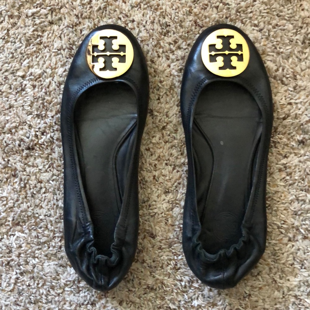 Black Tory Burch ballet flats